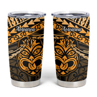 Matariki New Zealand Tumbler Cup Maori New Year Tiki Gold Version