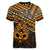 Matariki New Zealand Women V Neck T Shirt Maori New Year Tiki Gold Version LT14