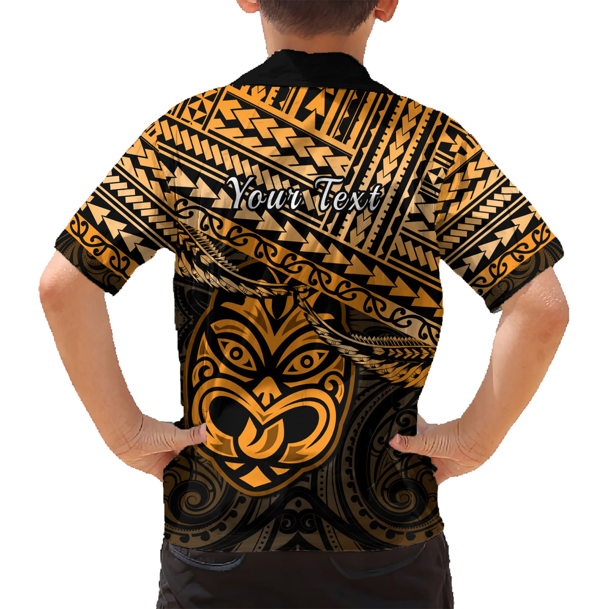 Personalised Matariki New Zealand Hawaiian Shirt Maori New Year Tiki Gold Version LT14