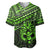 Matariki New Zealand Baseball Jersey Maori New Year Tiki Green Version LT14