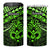 Matariki New Zealand 4 in 1 Can Cooler Tumbler Maori New Year Tiki Green Version