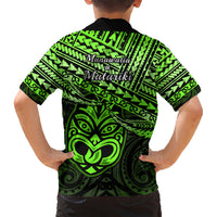 Matariki New Zealand Hawaiian Shirt Maori New Year Tiki Green Version LT14