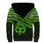 Matariki New Zealand Sherpa Hoodie Maori New Year Tiki Green Version LT14