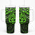 Matariki New Zealand Tumbler With Handle Maori New Year Tiki Green Version