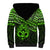 Personalised Matariki New Zealand Sherpa Hoodie Maori New Year Tiki Green Version LT14