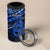 Matariki New Zealand 4 in 1 Can Cooler Tumbler Maori New Year Tiki Blue Version