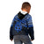 Matariki New Zealand Kid Hoodie Maori New Year Tiki Blue Version LT14