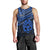 Personalised Matariki New Zealand Men Tank Top Maori New Year Tiki Blue Version LT14