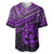 Matariki New Zealand Baseball Jersey Maori New Year Tiki Purple Version LT14