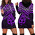 Matariki New Zealand Hoodie Dress Maori New Year Tiki Purple Version LT14