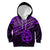 Matariki New Zealand Kid Hoodie Maori New Year Tiki Purple Version LT14