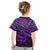 Matariki New Zealand Kid T Shirt Maori New Year Tiki Purple Version LT14