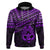 Custom Matariki New Zealand Hoodie Maori New Year Tiki Purple Version LT14