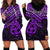 Personalised Matariki New Zealand Hoodie Dress Maori New Year Tiki Purple Version LT14