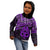 Personalised Matariki New Zealand Kid Hoodie Maori New Year Tiki Purple Version LT14