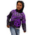 Personalised Matariki New Zealand Kid Hoodie Maori New Year Tiki Purple Version LT14