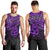 Personalised Matariki New Zealand Men Tank Top Maori New Year Tiki Purple Version LT14