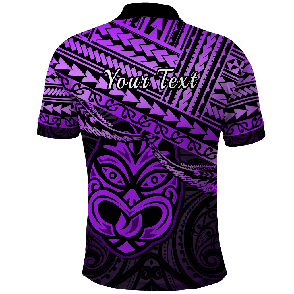 Custom Matariki New Zealand Polo Shirt Maori New Year Tiki Purple Version LT14