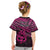 Matariki New Zealand Kid T Shirt Maori New Year Tiki Pink Version LT14