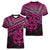 Matariki New Zealand Women V Neck T Shirt Maori New Year Tiki Pink Version LT14