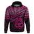 Custom Matariki New Zealand Hoodie Maori New Year Tiki Pink Version LT14