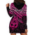 Personalised Matariki New Zealand Hoodie Dress Maori New Year Tiki Pink Version LT14