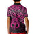 Personalised Matariki New Zealand Kid Polo Shirt Maori New Year Tiki Pink Version LT14