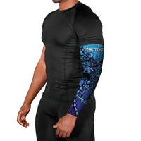 Personalised Polynesia Blue Marlin Fishing Arm Sleeves Marlin Anchor Tattoo Polynesian Pattern LT14 - Polynesian Pride
