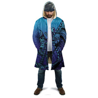 Personalised Polynesia Blue Marlin Fishing Cloak Marlin Anchor Tattoo Polynesian Pattern LT14 - Polynesian Pride