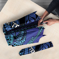 Personalised Polynesia Blue Marlin Fishing Umbrella Marlin Anchor Tattoo Polynesian Pattern LT14 - Polynesian Pride