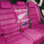 Custom New Zealand Silver Fern Rugby Back Car Seat Cover Go Aotearoa - Pink Version