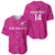 Custom New Zealand Silver Fern Rugby Baseball Jersey Go Aotearoa - Pink Version