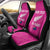 Custom New Zealand Silver Fern Rugby Car Seat Cover Go Aotearoa - Pink Version