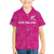 Custom New Zealand Silver Fern Rugby Family Matching Puletasi and Hawaiian Shirt Go Aotearoa - Pink Version