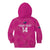 Custom New Zealand Silver Fern Rugby Kid Hoodie Go Aotearoa - Pink Version