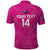 Custom New Zealand Silver Fern Rugby Polo Shirt Go Aotearoa - Pink Version