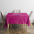 Custom New Zealand Silver Fern Rugby Tablecloth Go Aotearoa - Pink Version