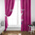 Custom New Zealand Silver Fern Rugby Window Curtain Go Aotearoa - Pink Version