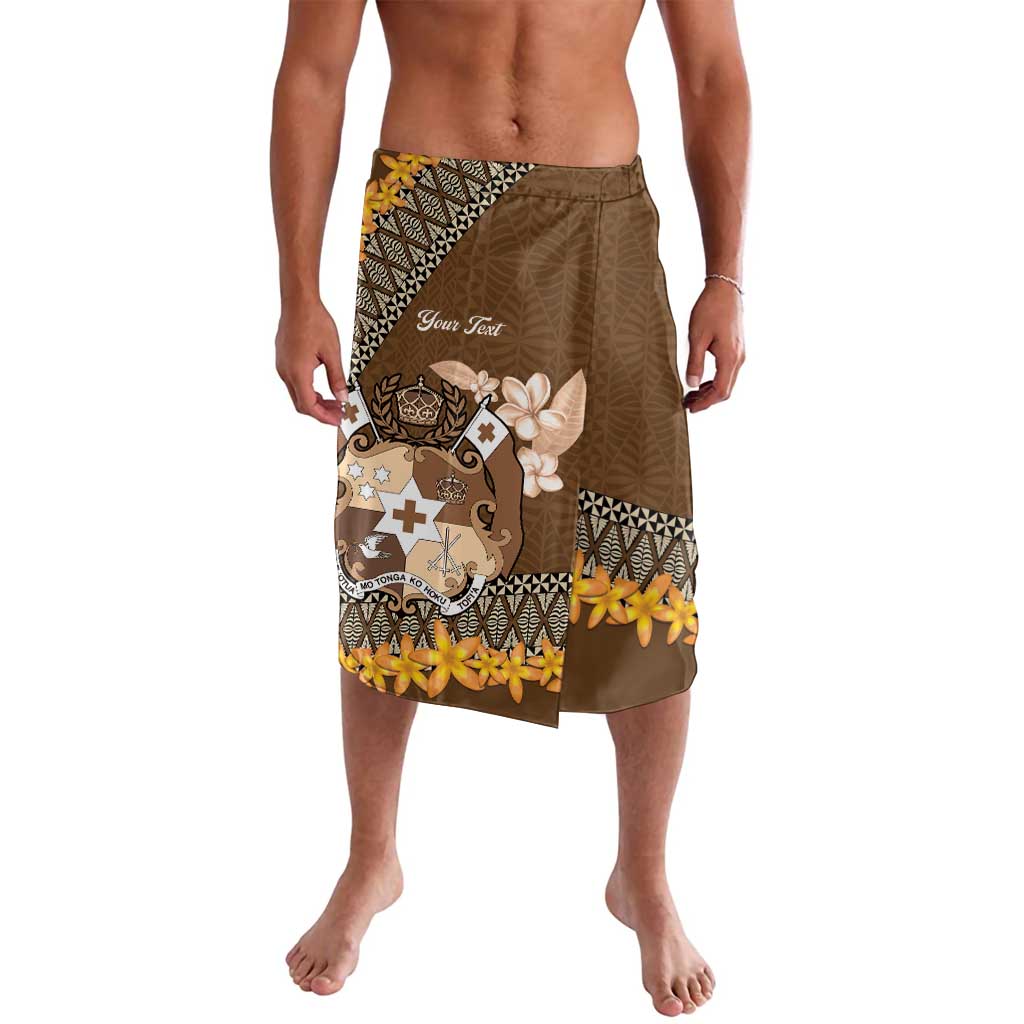 Personalised Tonga Language Week Lavalava Malo e Lelei Tongan Ngatu Pattern - Brown LT14 Brown - Polynesian Pride