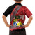 Personalised Tonga Language Week Family Matching Tank Maxi Dress and Hawaiian Shirt Malo e Lelei Tongan Ngatu Pattern - Red