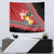 Personalised Tonga Language Week Tapestry Malo e Lelei Tongan Ngatu Pattern - Red