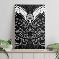 Kia Kaha Te Reo Maori Canvas Wall Art Aotearoa Hei Tiki With Hongi LT14 - Polynesian Pride