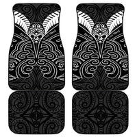 Kia Kaha Te Reo Maori Car Mats Aotearoa Hei Tiki With Hongi LT14 - Polynesian Pride