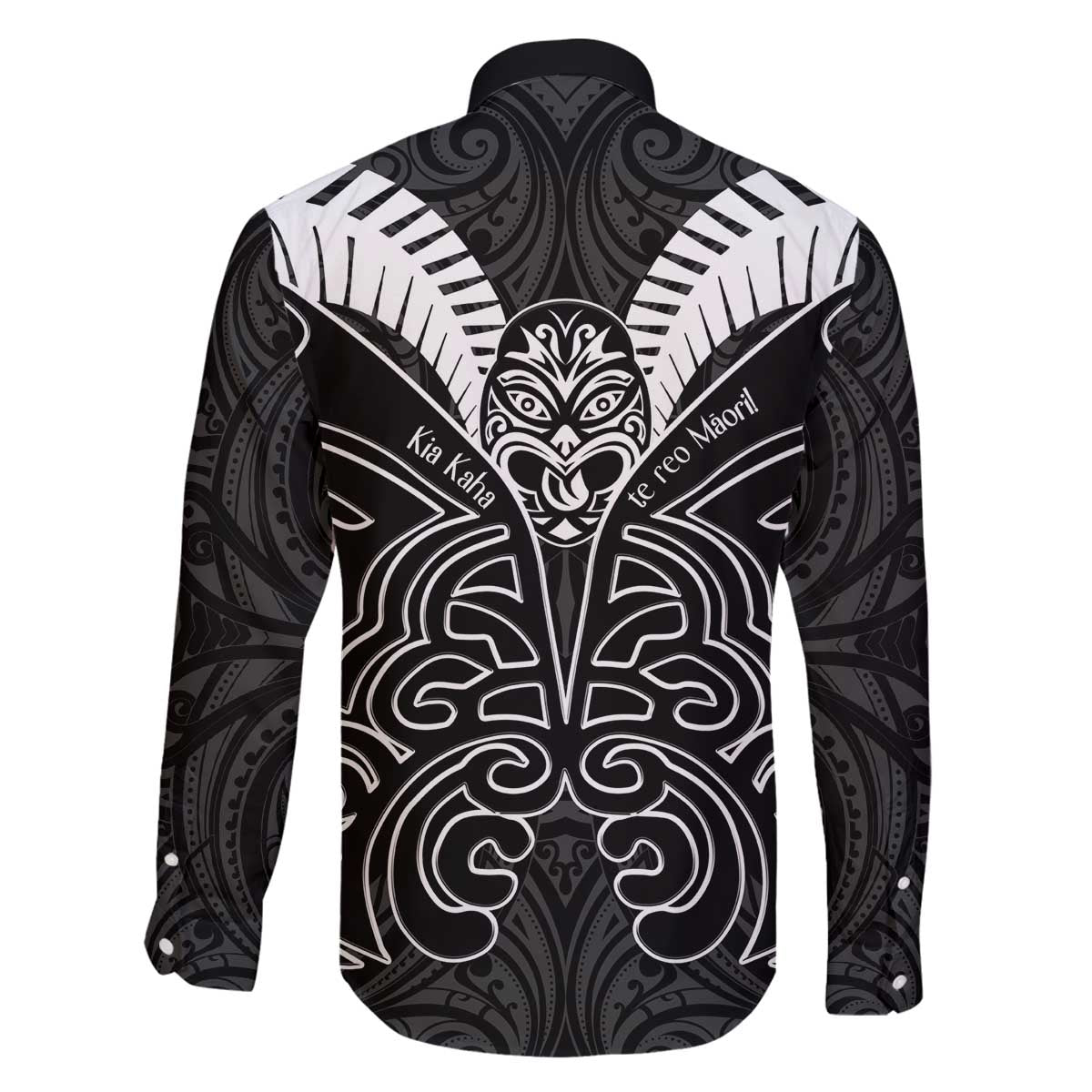 Kia Kaha Te Reo Maori Family Matching Puletasi and Hawaiian Shirt Aotearoa Hei Tiki With Hongi LT14 - Polynesian Pride