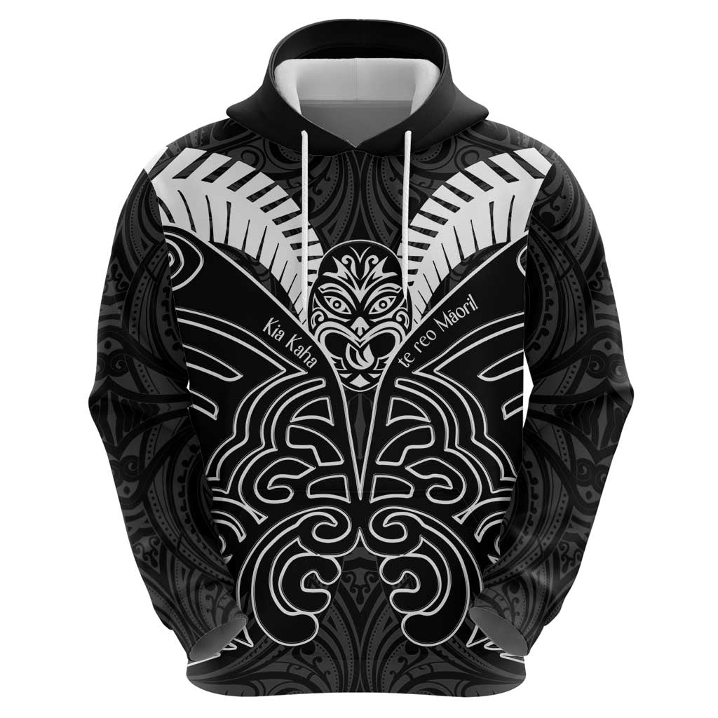 Kia Kaha Te Reo Maori Zip Hoodie Aotearoa Hei Tiki With Hongi
