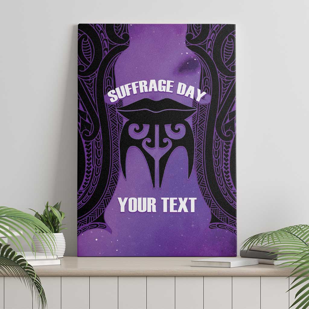 Personalised New Zealand Suffrage Day Canvas Wall Art Maori Tattoo Galaxy Vibe LT14 - Polynesian Pride