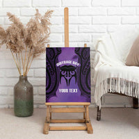 Personalised New Zealand Suffrage Day Canvas Wall Art Maori Tattoo Galaxy Vibe LT14 - Polynesian Pride