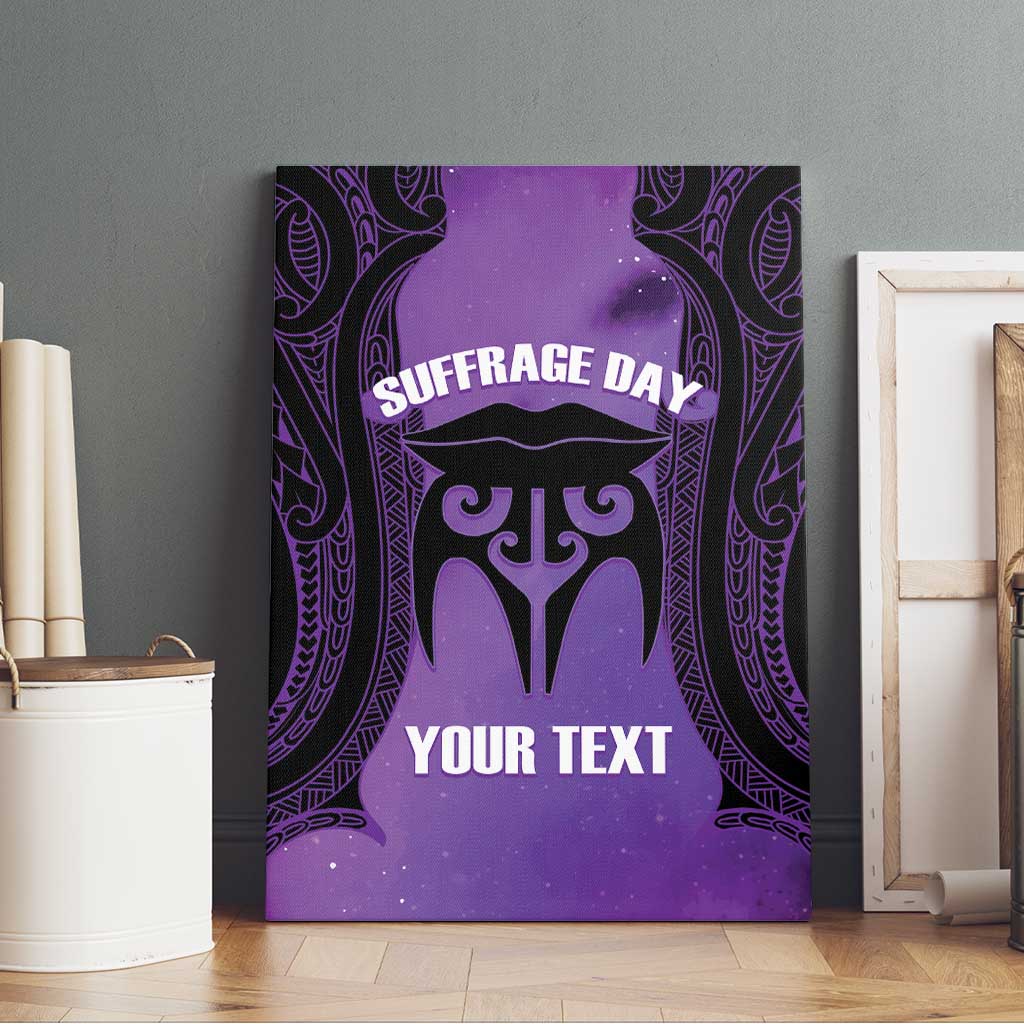 Personalised New Zealand Suffrage Day Canvas Wall Art Maori Tattoo Galaxy Vibe LT14 - Polynesian Pride