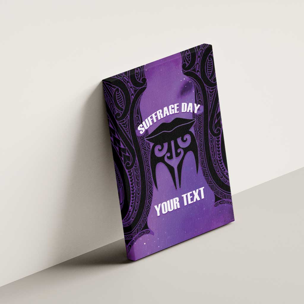 Personalised New Zealand Suffrage Day Canvas Wall Art Maori Tattoo Galaxy Vibe LT14 - Polynesian Pride