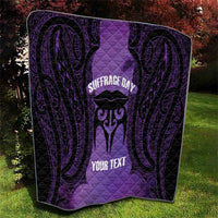 Personalised New Zealand Suffrage Day Quilt Maori Tattoo Galaxy Vibe - Polynesian Pride